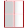 Mampara puerta de ducha vidrio transparente ESG rojo 140x195 cm | Foro24.es | Tu tienda online para hogar, jardín y más Foro24.es