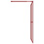 Mampara puerta de ducha vidrio transparente ESG rojo 140x195 cm | Foro24.es | Tu tienda online para hogar, jardín y más Foro24.es