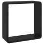 Estantes cubo de pared 3 unidades MDF negro by , Shelves and shelves - Ref: Foro24-323953, Price: 46,26 €, Discount: %
