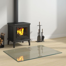 Placa de vidrio para chimenea rectangular 80x60 cm de , Cristal - Ref: Foro24-324122, Precio: 51,79 €, Descuento: -5%%