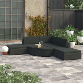 Comprar Set muebles de jardín 6 piezas y cojines