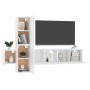Set de muebles de salón TV 5 piezas madera de ingeniería blanco von , TV-Möbel - Ref: Foro24-3078653, Preis: 164,35 €, Rabatt: %