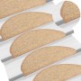 Alfombrilla autoadhesiva escalera 15 uds marrón claro 65x21x4cm by , Stair mats - Ref: Foro24-326904, Price: 132,92 €, Discou...