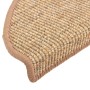 Alfombrilla autoadhesiva escalera 15 uds marrón claro 65x21x4cm by , Stair mats - Ref: Foro24-326904, Price: 132,92 €, Discou...
