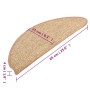 Alfombrilla autoadhesiva escalera 15 uds marrón claro 65x21x4cm by , Stair mats - Ref: Foro24-326904, Price: 132,92 €, Discou...