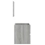 Armario de baño con espejo madera contrachapada gris Sonoma | Foro24.es | Tu tienda online para hogar, jardín y más Foro24.es