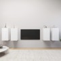 Muebles de salón 4 uds madera ingeniería blanco 30,5x30x60 cm by , TV Furniture - Ref: Foro24-3078740, Price: 132,74 €, Disco...