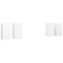 Muebles de salón 4 uds madera ingeniería blanco 30,5x30x60 cm by , TV Furniture - Ref: Foro24-3078740, Price: 132,74 €, Disco...