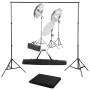 Kit de estudio fotográfico con set de luces y fondo by , Flashes and studio lighting - Ref: Foro24-3055118, Price: 171,94 €, ...