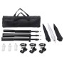 Kit de estudio fotográfico con set de luces y fondo by , Flashes and studio lighting - Ref: Foro24-3055118, Price: 171,94 €, ...