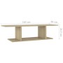 Mueble de TV de pared roble Sonoma 103x30x26,5 cm von , TV-Möbel - Ref: Foro24-806983, Preis: 33,41 €, Rabatt: %