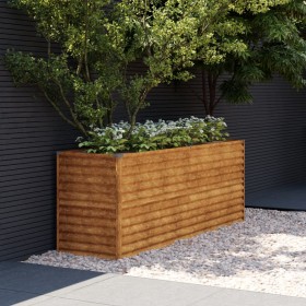 Jardinera acero corten 196x50x69 cm de , Maceteros y jardineras - Ref: Foro24-151985, Precio: 95,01 €, Descuento: -5%%