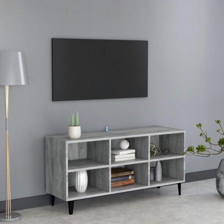 Mueble de TV con patas de metal gris Sonoma 103,5x30x50 cm | Foro24.es | Tu tienda online para hogar, jardín y más Foro24.es