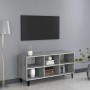 Mueble de TV con patas de metal gris Sonoma 103,5x30x50 cm | Foro24.es | Tu tienda online para hogar, jardín y más Foro24.es