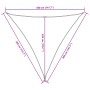 Toldo de vela triangular tela Oxford terracota 3,6x3,6x3,6 m von , Sonnenschirme - Ref: Foro24-42310, Preis: 30,92 €, Rabatt: %