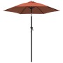 Sombrilla de aluminio color terracota 200x224 cm von , Sonnenschirme - Ref: Foro24-47209, Preis: 46,25 €, Rabatt: %