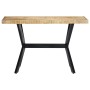 Mesa de comedor madera maciza de mango rugosa 120x60x75 cm de , Mesas de cocina y de comedor - Ref: Foro24-247441, Precio: 21...