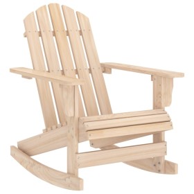 Silla mecedora de jardín Adirondack madera maciza de abeto de , Sillas de jardín - Ref: Foro24-315882, Precio: 91,52 €, Descu...