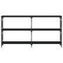 Mesa consola madera de ingeniería negra 156x28x80,5 cm by , Side tables - Ref: Foro24-835424, Price: 78,40 €, Discount: %