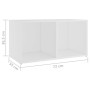 Muebles de salón 4 pzas madera ingeniería blanco 72x35x36,5 cm | Foro24.es | Tu tienda online para hogar, jardín y más Foro24.es