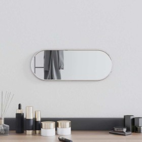 Espejo de pared ovalado plateado 40x15 cm von , Spiegel - Ref: Foro24-348188, Preis: 17,53 €, Rabatt: %