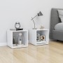 Mueble para TV madera contrachapada blanco 37x35x37 cm von , TV-Möbel - Ref: Foro24-805498, Preis: 25,31 €, Rabatt: %