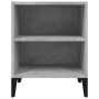 Mesita de noche con patas metal gris hormigón 40x30x50 cm von , Nachttische - Ref: Foro24-805805, Preis: 31,62 €, Rabatt: -5%%