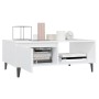 Mesa de centro madera contrachapada blanco 90x60x35 cm de , Mesas de centro - Ref: Foro24-806004, Precio: 66,34 €