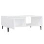 Mesa de centro madera contrachapada blanco 90x60x35 cm de , Mesas de centro - Ref: Foro24-806004, Precio: 66,34 €