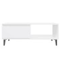 Mesa de centro madera contrachapada blanco 90x60x35 cm de , Mesas de centro - Ref: Foro24-806004, Precio: 66,34 €