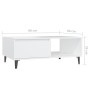 Mesa de centro madera contrachapada blanco 90x60x35 cm de , Mesas de centro - Ref: Foro24-806004, Precio: 66,34 €