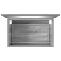 Set de muebles de baño 2 pzas madera contrachapada gris sonoma