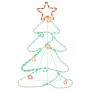 Figura de árbol de Navidad con 144 LED 88x56 cm de , Luces de Navidad - Ref: Foro24-343288, Precio: 48,04 €, Descuento: -5%%