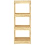 Estantería/divisor de espacios madera de pino 40x30x103,5 cm de , Librerías y estanterías - Ref: Foro24-808138, Precio: 54,27...