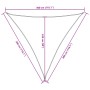 Toldo de vela triangular tela Oxford verde oscuro 3x3x3 m by , Umbrellas - Ref: Foro24-135500, Price: 20,01 €, Discount: %