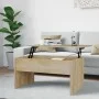 Mesa de centro madera ingeniería roble Sonoma 80x50,5x41,5 cm de vidaXL, Mesas de centro - Ref: Foro24-809641, Precio: 66,44 ...