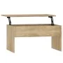 Mesa de centro madera ingeniería roble Sonoma 80x50,5x41,5 cm de vidaXL, Mesas de centro - Ref: Foro24-809641, Precio: 66,44 ...