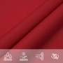 Toldo de vela rectangular tela Oxford rojo 2,5x3,5 m von , Sonnenschirme - Ref: Foro24-135646, Preis: 26,81 €, Rabatt: %