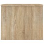 Center table made of Sonoma oak engineered wood, measuring 80x50.5x41.5 cm. by vidaXL, Coffee table - Ref: Foro24-809641, Pri...
