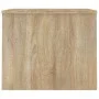 Mesa de centro madera ingeniería roble Sonoma 80x50,5x41,5 cm de vidaXL, Mesas de centro - Ref: Foro24-809641, Precio: 66,44 ...