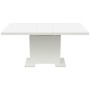 Mesa de comedor extensible negra con brillo by , Kitchen and dining tables - Ref: Foro24-243548, Price: 345,02 €, Discount: %