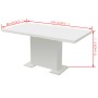 Mesa de comedor extensible negra con brillo by , Kitchen and dining tables - Ref: Foro24-243548, Price: 345,02 €, Discount: %