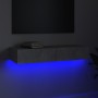 Mueble para TV con luces LED gris hormigón 90x35x15,5 cm de , Muebles TV - Ref: Foro24-832876, Precio: 64,93 €, Descuento: %