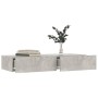 Mueble para TV con luces LED gris hormigón 90x35x15,5 cm de , Muebles TV - Ref: Foro24-832876, Precio: 64,93 €, Descuento: %