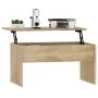 Mesa de centro madera ingeniería roble Sonoma 80x50,5x41,5 cm de vidaXL, Mesas de centro - Ref: Foro24-809641, Precio: 66,44 ...