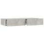 Mueble para TV con luces LED gris hormigón 90x35x15,5 cm de , Muebles TV - Ref: Foro24-832876, Precio: 64,93 €, Descuento: %