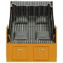 Silla Strandkorb con cojines ratán sintético madera negro gris by , Loungers - Ref: Foro24-318666, Price: 338,98 €, Discount: %