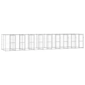 Außenzwinger aus verzinktem Stahl, 21,78 m² von vidaXL, Hundehütten und Zäune - Ref: Foro24-3082289, Preis: 1,00 €, Rabatt: %