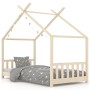 Estructura de cama infantil de madera maciza de pino 80x160 cm by , Cribs and beds for children - Ref: Foro24-283365, Price: ...