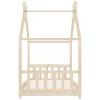 Estructura de cama infantil de madera maciza de pino 80x160 cm by , Cribs and beds for children - Ref: Foro24-283365, Price: ...